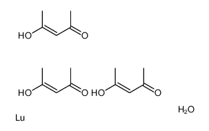 Molecular structure of C15H26LuO7