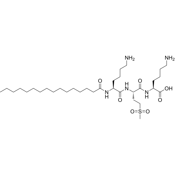 Molecular structure of C33H65N5O7S