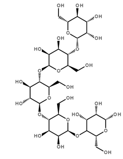 Molecular structure of (C35H49O29)N