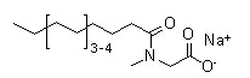Molecular structure of C3H6NNaO2