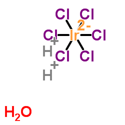 H4Cl6IrO 分子结构式