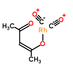 Molecular structure of C7H7O4Rh