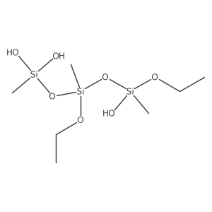 Molecular structure of C7H22O7Si3