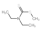 Molecular structure of C6H13NS2