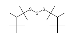 Molecular structure of C18H38S3