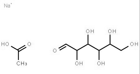 Molecular structure of C8H16NaO8