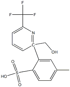 Molecular structure of C14H13F3NO4S