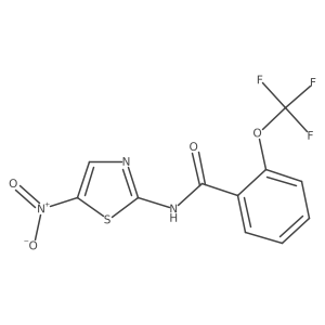 Molecular structure of C11H6F3N3O4S