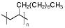 Molecular structure of [CH2CH[(CH2)7CH3]]n
