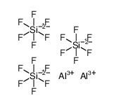 Molecular structure of Al2F18H6Si3