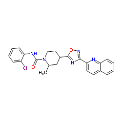 Molecular structure of C24H22ClN5O2