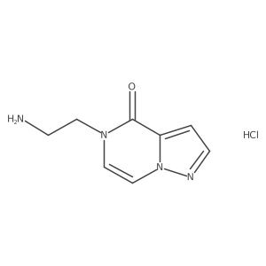 Molecular structure of C8H11ClN4O