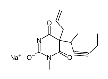 Molecular structure of C14H17N2NaO3