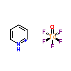 Molecular structure of C5H5F5NOTe