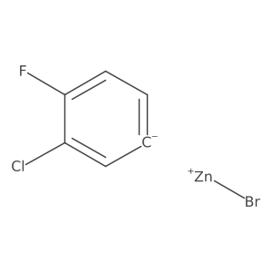 Molecular structure of C6H3BrClFZn