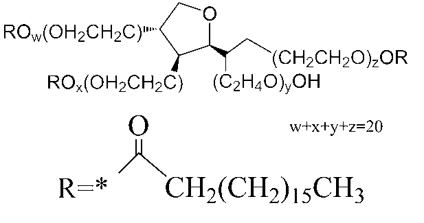 Molecular structure of C100H194O28