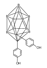 Molecular structure of C14H10B10O2