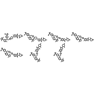 Molecular structure of C292H285F5N46O32