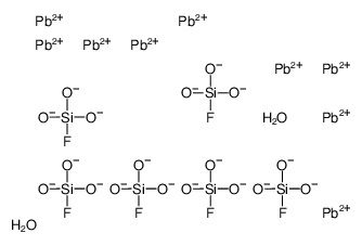 Molecular structure of F6H4O20Pb9Si6