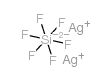 Molecular structure of Ag2F6Si