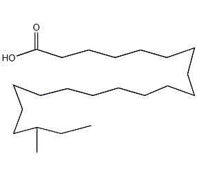 Molecular structure of C22H44O2
