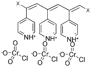 Molecular structure of C21H18Cl3Cr3N3O9X2