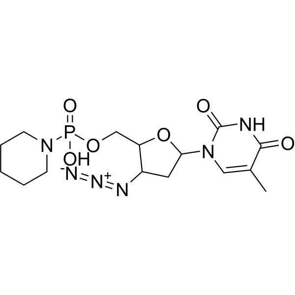 Molecular structure of C15H23N6O6P