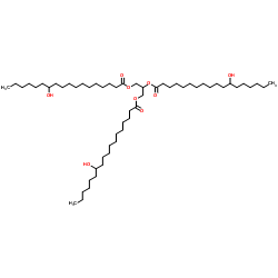 Molecular structure of C57H110O9