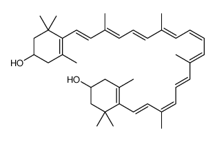 Molecular structure of C40H56O2