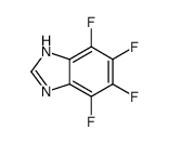 Molecular structure of C7H2F4N2