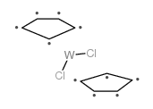 Molecular structure of C10H10Cl2W