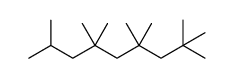 Molecular structure of C16H34