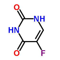 Molecular structure of C4H3FN2O2
