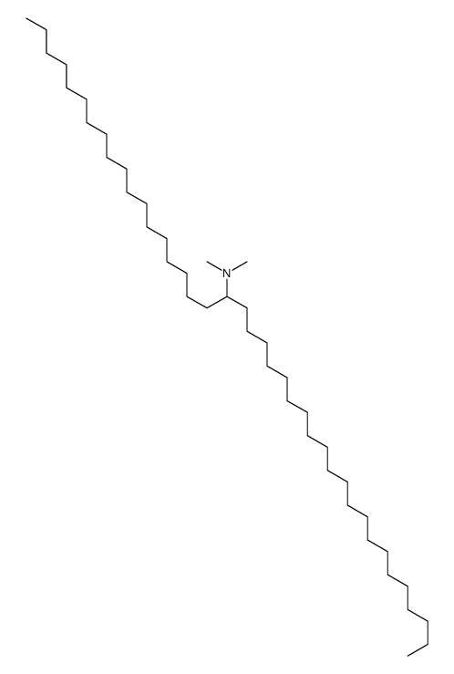 Molecular structure of C42H87N