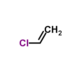 Molecular structure of C2H3Cl