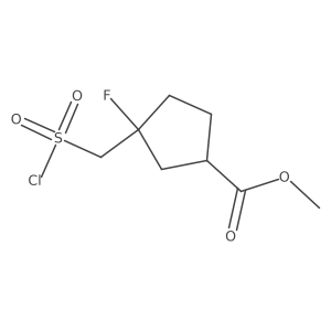 Molecular structure of C8H12ClFO4S