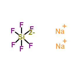 Molecular structure of F6Na2Si