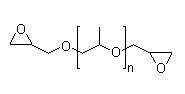Molecular structure of (C3H6O)n.C6H10O3