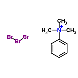 Molecular structure of C9H14Br3N