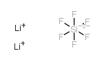 Molecular structure of F6Li2Si