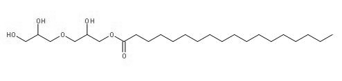 Molecular structure of C24H48O6