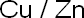 Molecular structure of Cu34Zn11