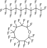 (C8F18)n.(C8F16O)m 分子结构式