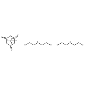 Molecular structure of C8H22N2O14P4