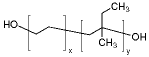 Molecular structure of HO(-CH2CH2-)x[-CH2CH(C2H5)-]yOH