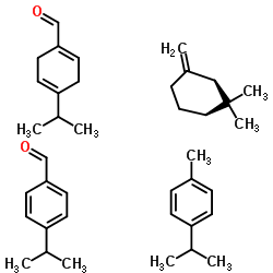 Molecular structure of C40H56O2