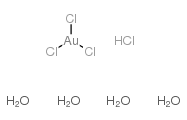 Molecular structure of AuCl4H9O4