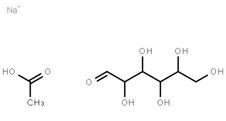 Molecular structure of C8H16NaO8