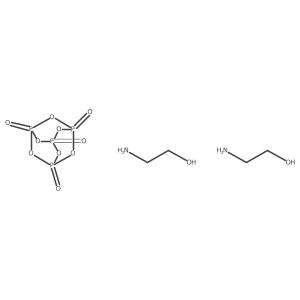 Molecular structure of C4H14N2O12P4