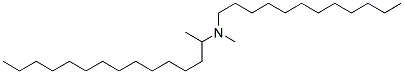 Molecular structure of C28H59N